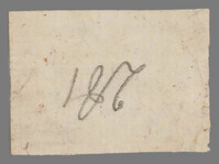 L 01459
<br/>
Label met opschrift
<br/>
<em>Escher von der Linth, Johannes Conrad (1767-1823)</em>